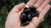 Load image into Gallery viewer, Tumbled Black Obsidian- M
