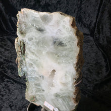 Load image into Gallery viewer, Green Amethyst/Prasiolite Slice L/b w/stand