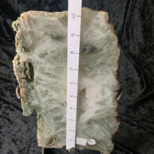 Load image into Gallery viewer, Green Amethyst/Prasiolite Slice L/b w/stand