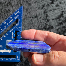 Load image into Gallery viewer, Lapis Lazuli - Polished Drilled Slice/a