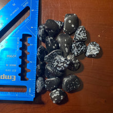 Load image into Gallery viewer, Snowflake Obsidian Tumbled - M