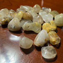 Load image into Gallery viewer, Rutilated Quartz- Tumbled S