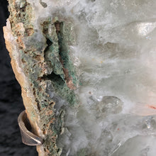 Load image into Gallery viewer, Green Amethyst/Prasiolite Slice L/b w/stand