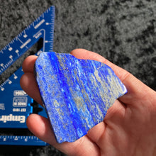 Load image into Gallery viewer, Lapis Lazuli - Polished Drilled Slice/a