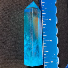 Load image into Gallery viewer, Aqua Aura Quartz Shaped Towers/Point 30