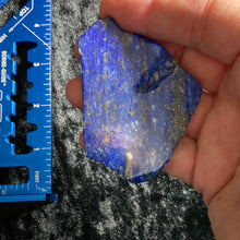 Load image into Gallery viewer, Lapis Lazuli - Polished Drilled Slice/b