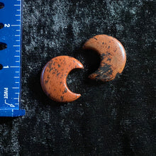 Load image into Gallery viewer, Mahogany Obsidian- Polished Crescent Moon L