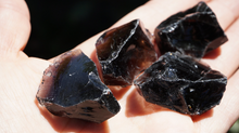 Load image into Gallery viewer, Black Obsidian Glass- Raw L