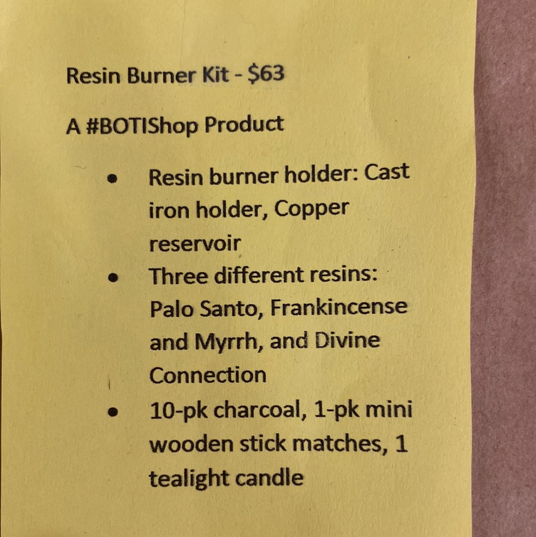 Resin Burner/Aroma Oil Lamp  - Iron Kit