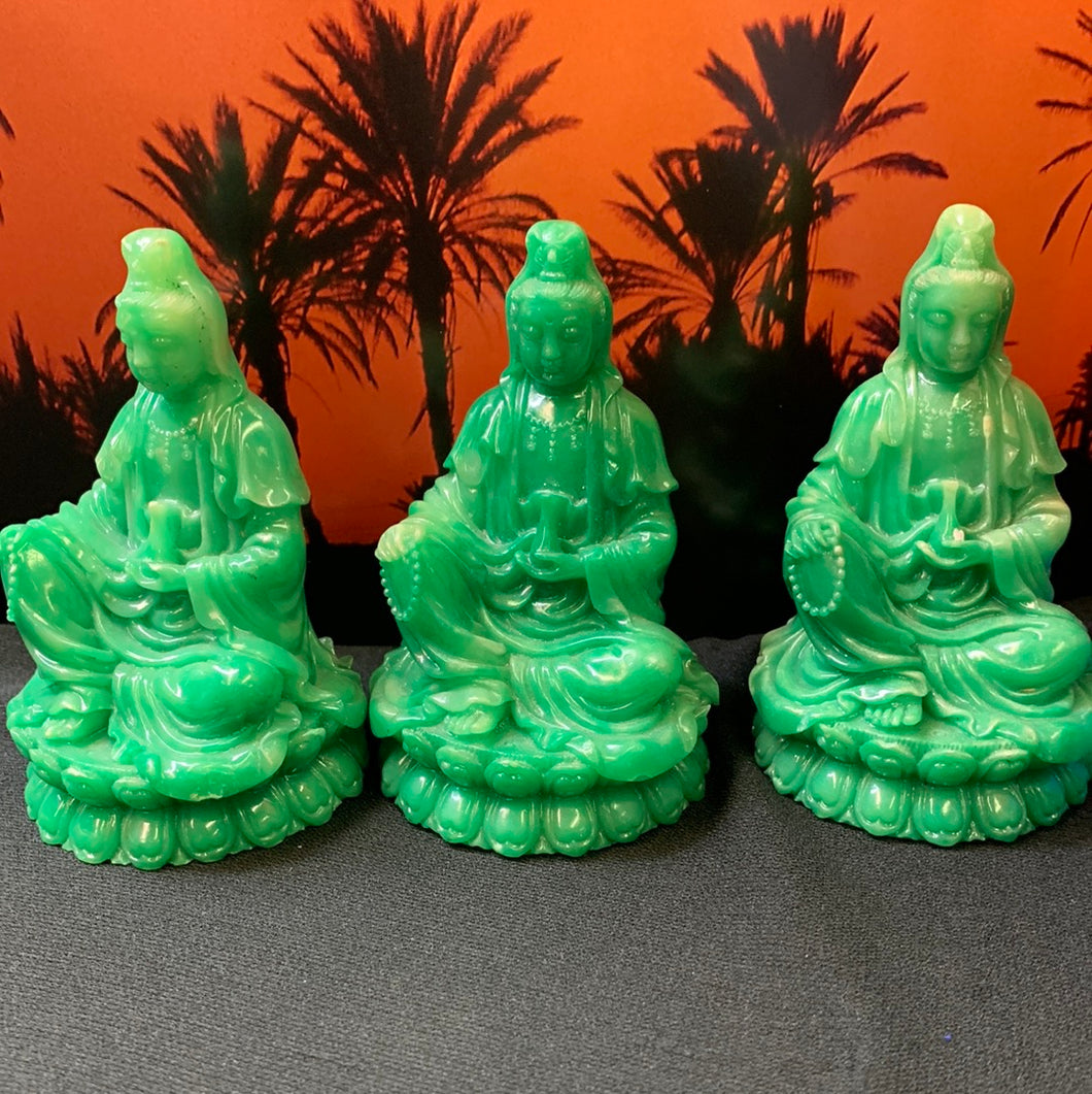 Buddha - Green Resin