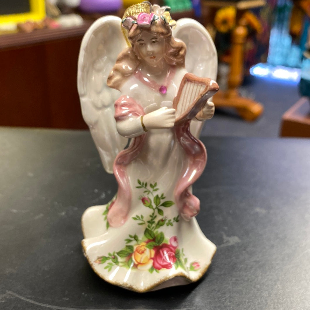 Angel Royal Daulton - Porcelain Harp