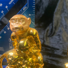 Load image into Gallery viewer, Gold Monkey Statue
