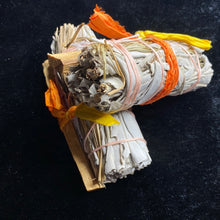 Load image into Gallery viewer, Sage Bundles S w/Sweet Grass, Palo Santo Wood
