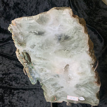 Load image into Gallery viewer, Green Amethyst/Prasiolite Slice L/b w/stand
