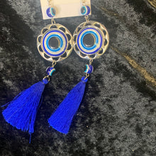 Load image into Gallery viewer, Evil Eye Protection Talisman Earrings
